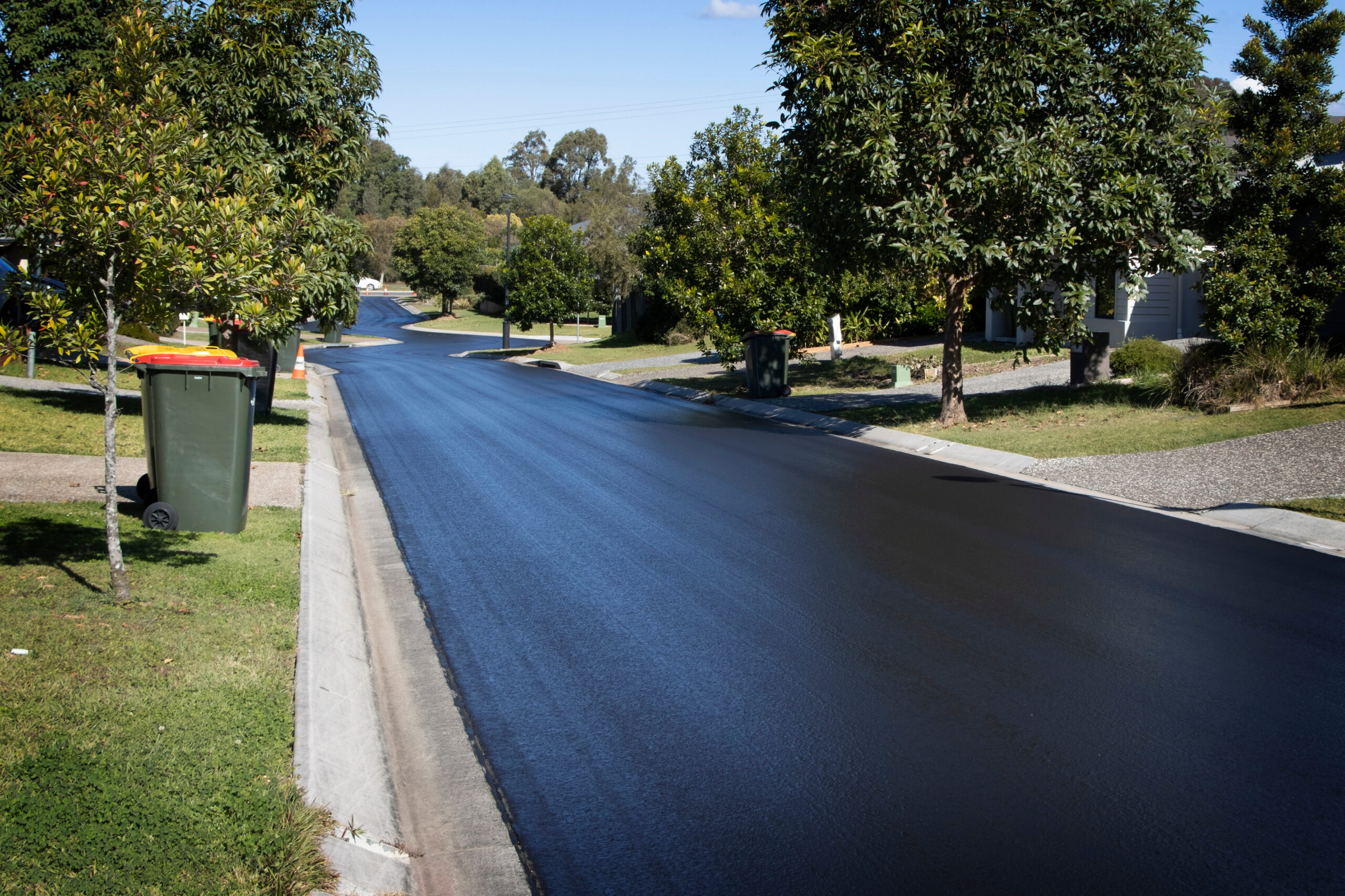 resurfaced road