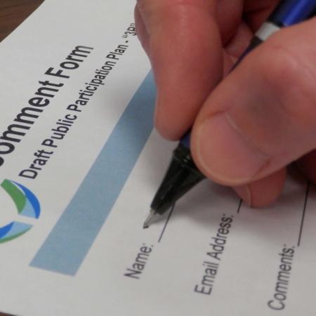 filling out form
