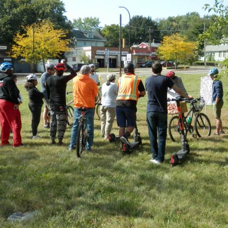 people on bikes