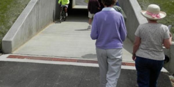 People walking